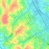 Mapa topográfico Vila Alpina, altitude, relevo