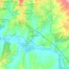 Mapa topográfico Cará-Cará, altitude, relevo