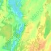 Mapa topográfico Язно, altitude, relevo