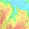 Mapa topográfico Carvide, altitude, relevo