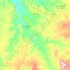 Mapa topográfico Nova Santa Rita, altitude, relevo