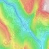 Mapa topográfico Argis, altitude, relevo