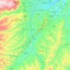 Mapa topográfico Tarqui, altitude, relevo