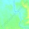 Mapa topográfico Itua, altitude, relevo