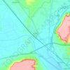 Mapa topográfico Grijota, altitude, relevo
