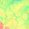 Mapa topográfico Койда, altitude, relevo