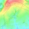 Mapa topográfico Vezot, altitude, relevo
