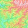 Mapa topográfico Chirgaon, altitude, relevo