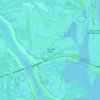 Mapa topográfico Ilha das Flores, altitude, relevo