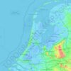 Mapa topográfico Holland, altitude, relevo