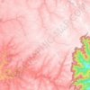 Mapa topográfico São José dos Ausentes, altitude, relevo