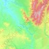 Mapa topográfico Quesada, altitude, relevo