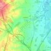 Mapa topográfico Middleton CP, altitude, relevo