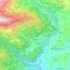 Mapa topográfico Rueglio, altitude, relevo