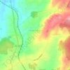 Mapa topográfico Fonte Coberta, altitude, relevo