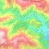 Mapa topográfico Fornelos, altitude, relevo