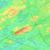 Mapa topográfico Lummen, altitude, relevo