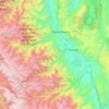 Mapa topográfico Tocache, altitude, relevo