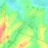 Mapa topográfico Harveng, altitude, relevo
