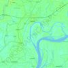 Mapa topográfico নরসিংদী সদর উপজেলা, altitude, relevo