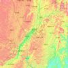 Mapa topográfico Libo, altitude, relevo