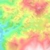 Mapa topográfico Espinhosa, altitude, relevo