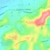 Mapa topográfico União, altitude, relevo