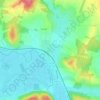 Mapa topográfico Montureux-lès-Baulay, altitude, relevo