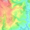 Mapa topográfico Meixedo, altitude, relevo
