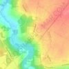 Mapa topográfico Mauperthuis, altitude, relevo