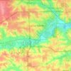 Mapa topográfico West Des Moines, altitude, relevo