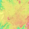Mapa topográfico Guildford, altitude, relevo