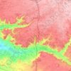 Mapa topográfico Dosbarrios, altitude, relevo