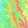 Mapa topográfico La Biesme, altitude, relevo