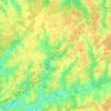 Mapa topográfico Le Fay, altitude, relevo