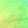 Mapa topográfico Vichada, altitude, relevo