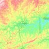 Mapa topográfico Quipapá, altitude, relevo