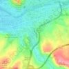 Mapa topográfico Distrito Sur, altitude, relevo