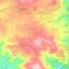 Mapa topográfico Paços, altitude, relevo
