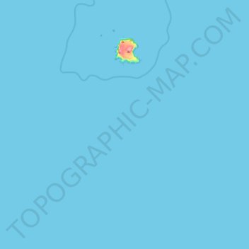 Mapa topográfico Arquipélago da Madeira, altitude, relevo