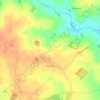 Mapa topográfico Cransford, altitude, relevo