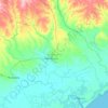 Mapa topográfico Namacurra, altitude, relevo