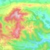 Mapa topográfico Camarade, altitude, relevo