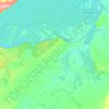 Mapa topográfico Краснослободское сельское поселение, altitude, relevo