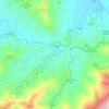 Mapa topográfico Castelejo, altitude, relevo