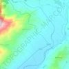 Mapa topográfico Vale Formoso, altitude, relevo