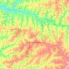 Mapa topográfico Moreira Sales, altitude, relevo