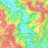 Mapa topográfico Saliceto, altitude, relevo