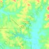 Mapa topográfico Santa Claus, altitude, relevo