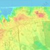 Mapa topográfico Miller Place, altitude, relevo